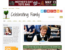 Tablet Screenshot of celebrating-family.com